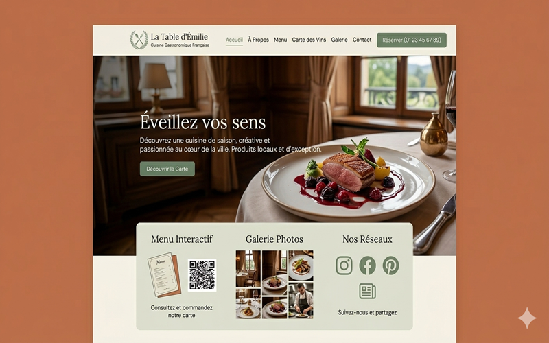 La Table d'Émilie - Restaurant gastronomique